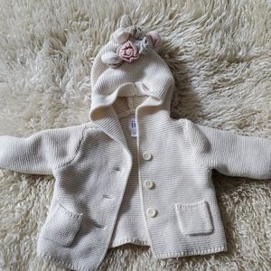 Sweet knit unicorn hood sweater